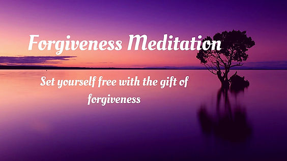 Guided forgiveness meditation